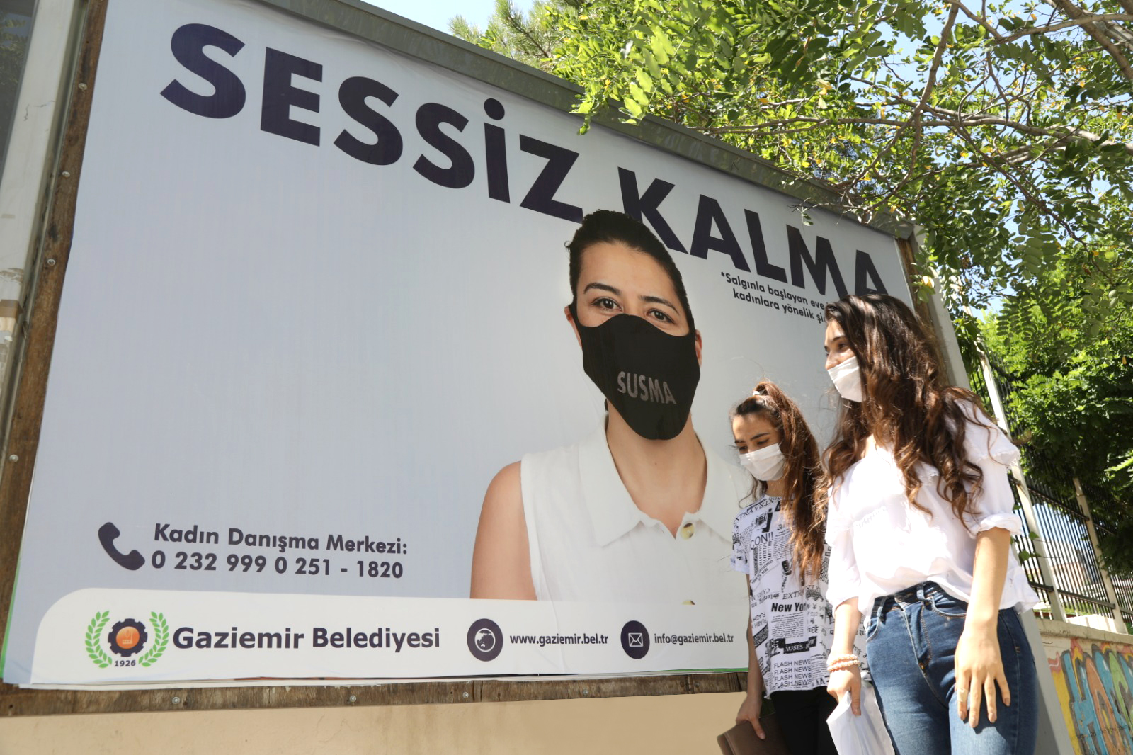 Gaziemir’den kadınlara, sessiz kalma çağrısı