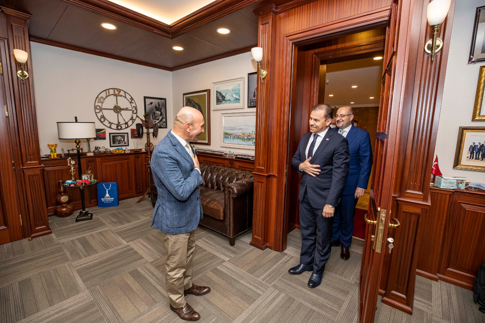 Başkan Soyer ve TMSF Başkanı Gülal, İzmir için buluştu