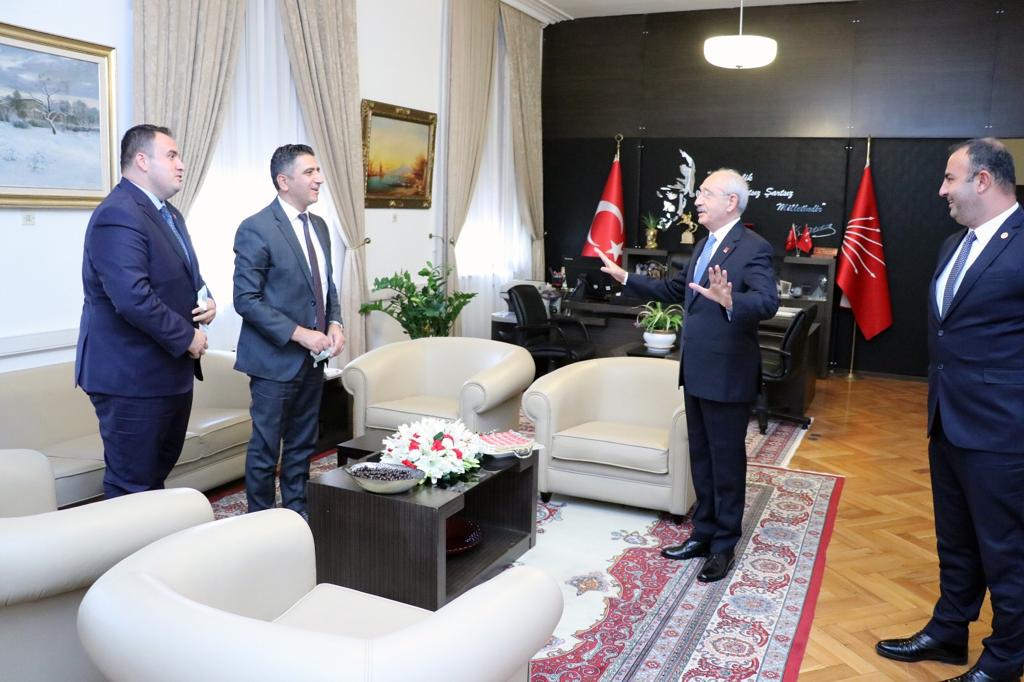 Başkan Mustafa Kayalar Kılıçdaroğlu İle Görüştü