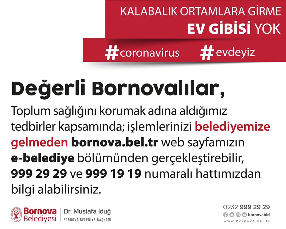 Koronavirüs’e karşı on-line destek