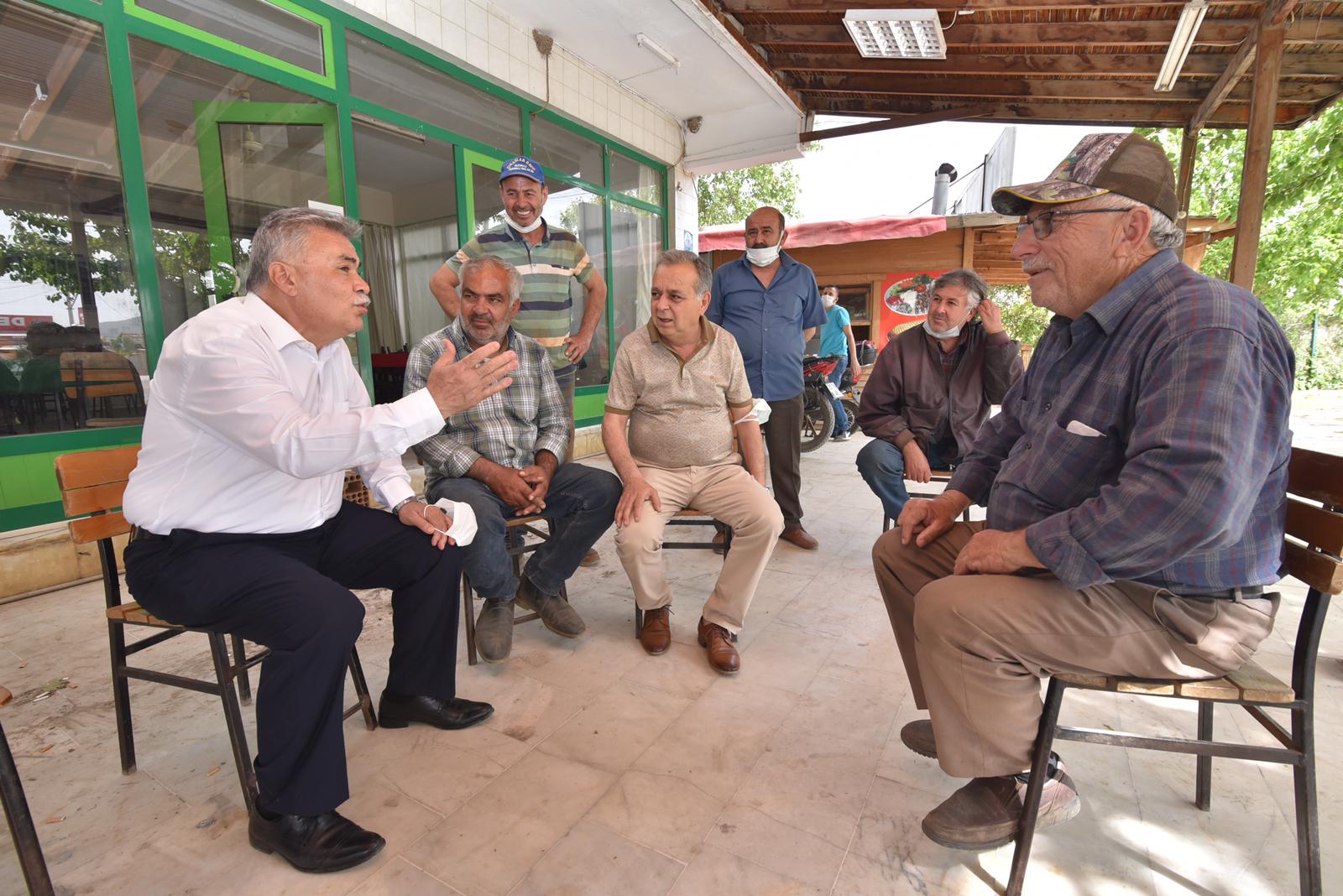 Torbalı'da Başkan Tekin sorunların tespiti için mahalle ziyaretlerine başladı
