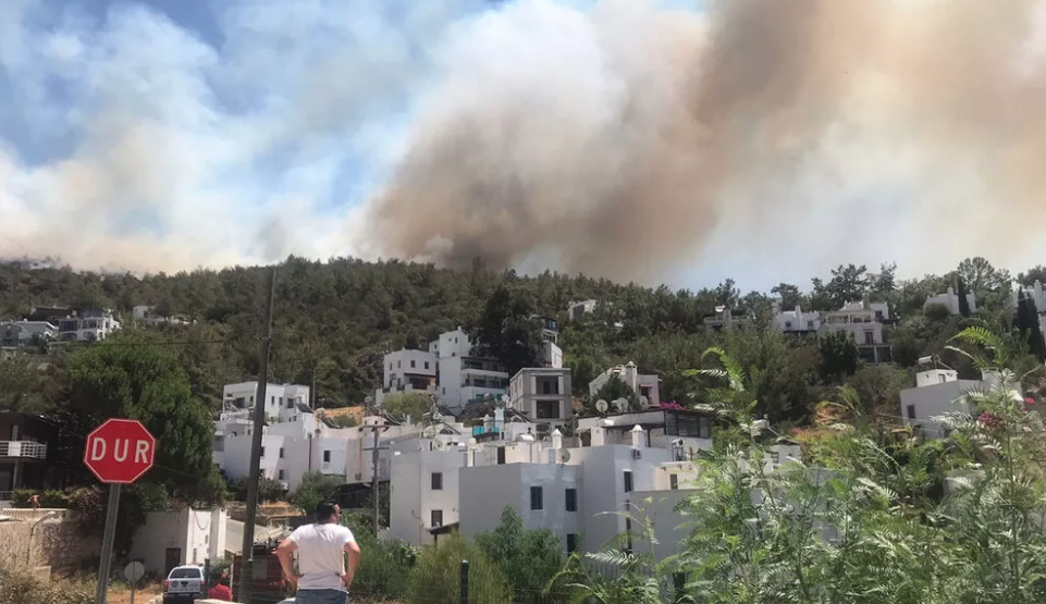 Bodrum, Marmaris ve Köyceğiz’de yangın felaketi devam ediyor