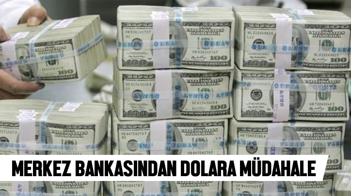 Merkez Bankası’ndan dövize müdahale