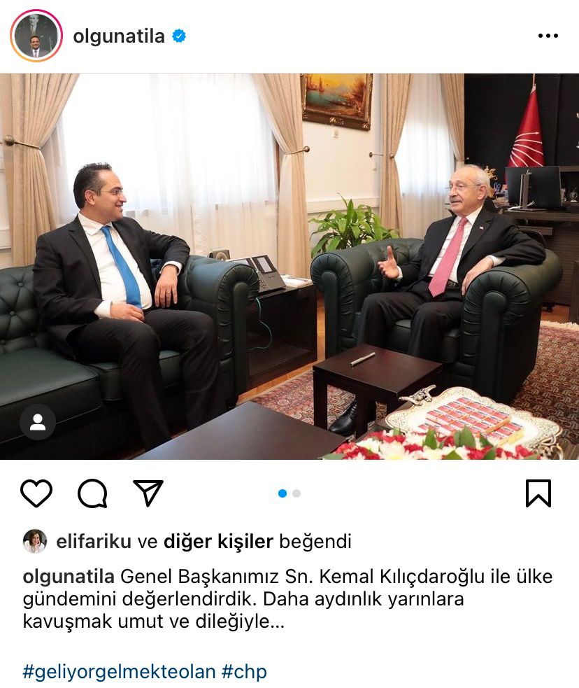 Kılıçdaroğlu ile Görüştü: "Geliyor Gelmekte Olan"
