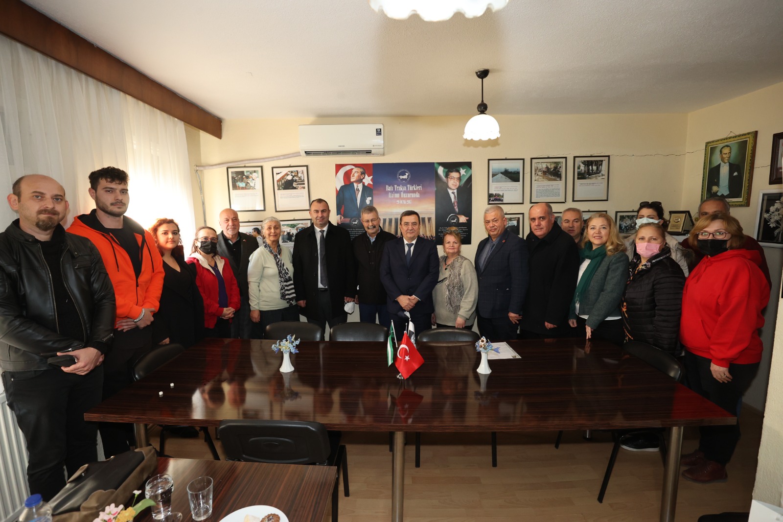 Başkan Batur’dan  Göçmen dernekleri turu