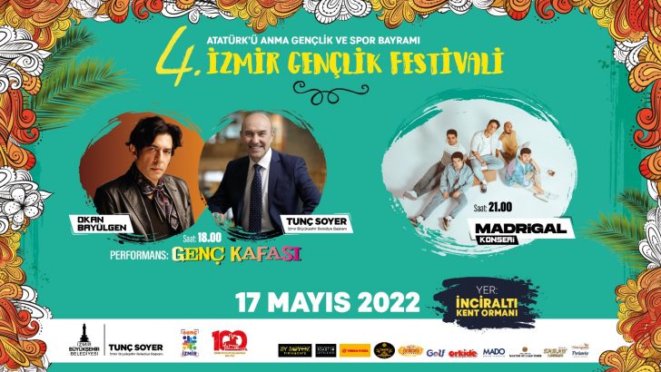 17-21 Mayıs İzmir Gençlik Festivali Başkan Soyer yeni projelerin müjdesini verecek