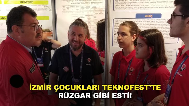 İzmir Okulları Teknofest’te Rüzgar Gibi Esti!
