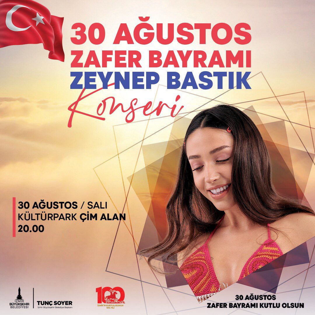 Zeynep Bastık 30 Ağustos'ta İzmir'de Konser Verecek!
