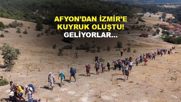 Afyon’dan İzmir’e Kuyruk Oluştu! Geliyorlar…