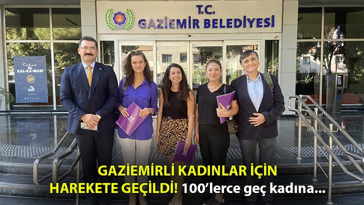 Gaziemirli Kadınlar için istihdam çalışmaları başladı!