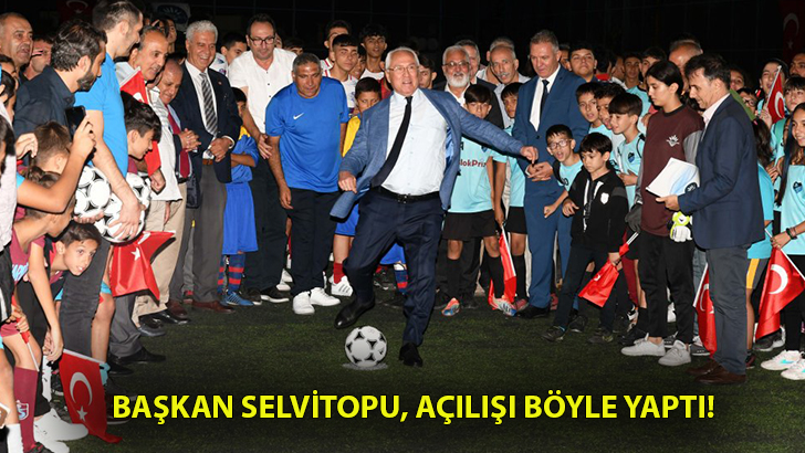 Başkan Selvitopu, amatör spor kulüplerinin açılışını yaptı!