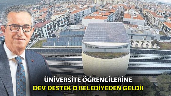Gaziemir Belediyesi, üniversite öğrencilerini unutmadı!