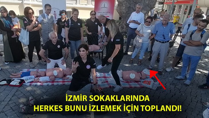 İzmir sokaklarında İlk Yardım Günü için etkinlik düzenlendi!