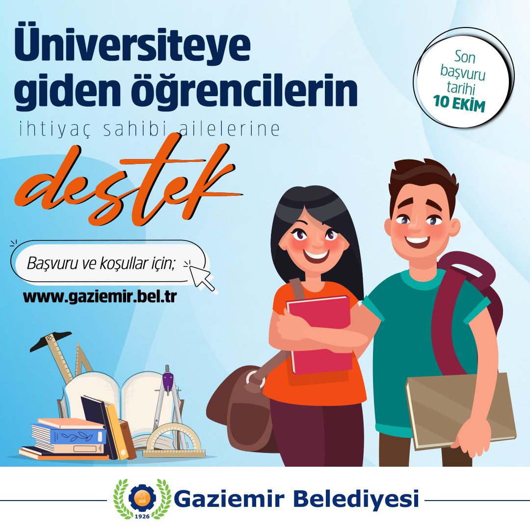 Gaziemir Belediyesi, üniversite öğrencilerini unutmadı!