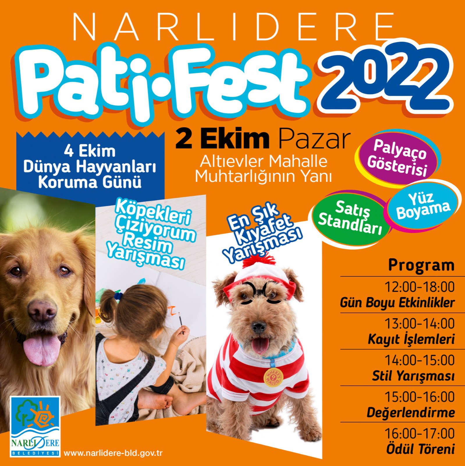 Narlıdere'de Pati-Fest 2022 başlıyor!