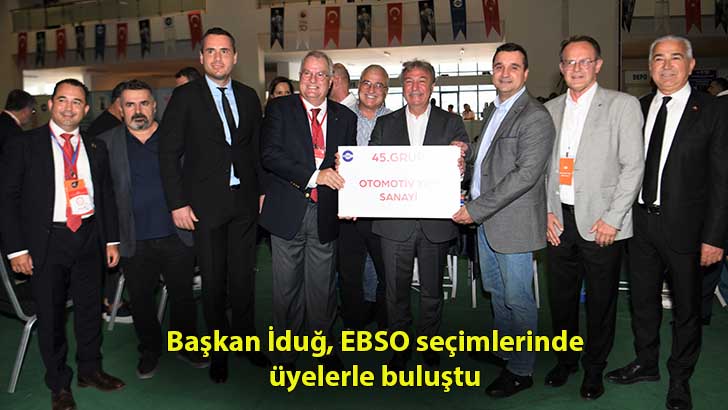 Başkan İduğ, EBSO’da üyelerle buluştu