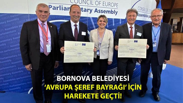 Bornova ‘Avrupa Şeref Bayrağı’ için harekete geçti!