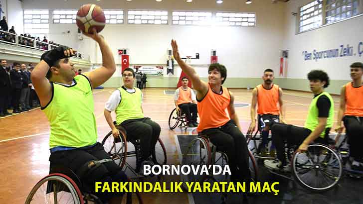 Bornova’da farkındalık yaratan maç