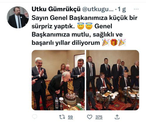 arif çayan Medya Ege - Arif Çayan yazdı; Genel Başkanın Doğum Günündeki İzmirli Başkan!