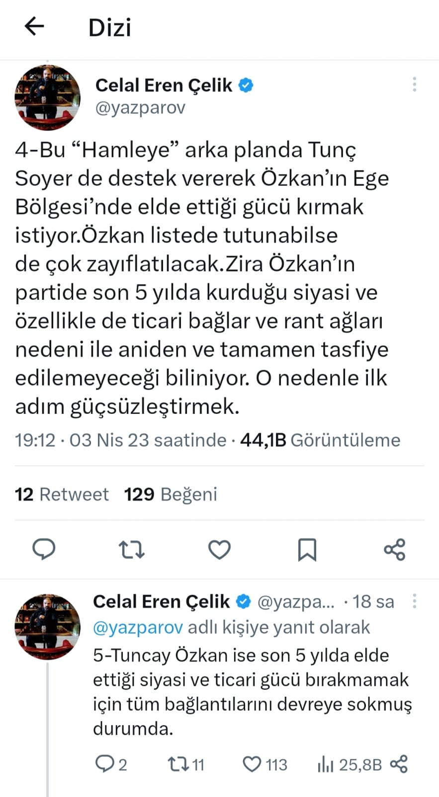 Seccade krizi Tuncay Özkan ve Tunç Soyer'e sıçradı