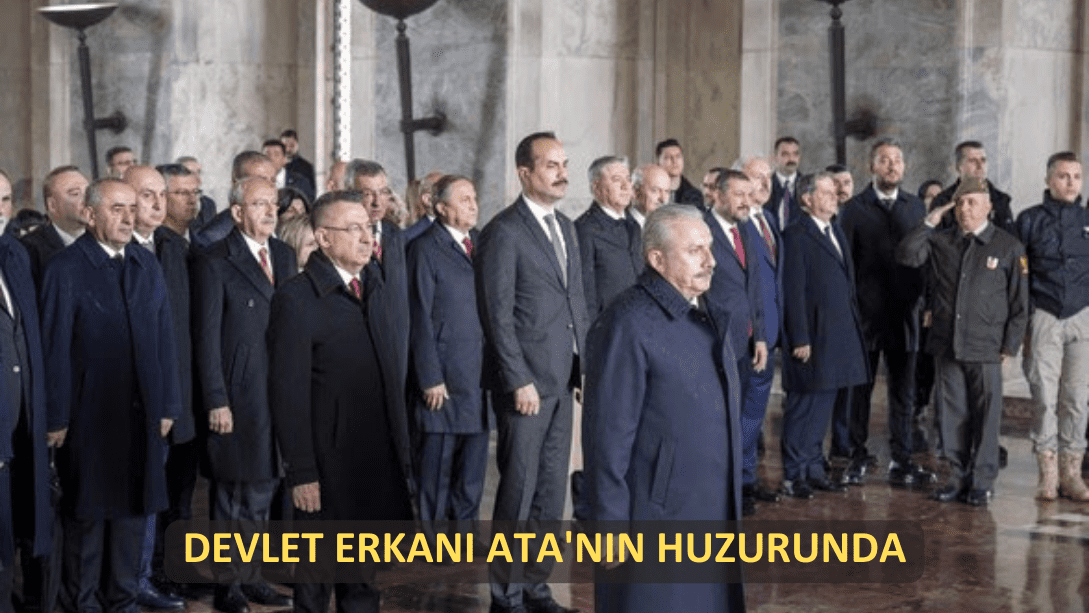 Devlet erkanı Ata’nın huzurunda