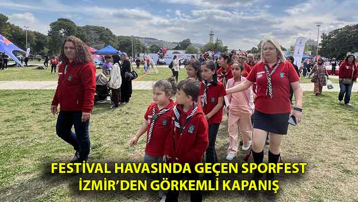 Festival havasında geçen Sporfest İzmir’den görkemli kapanış