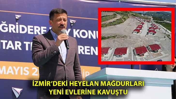 İzmir’deki heyelan mağdurları yeni evlerine kavuştu