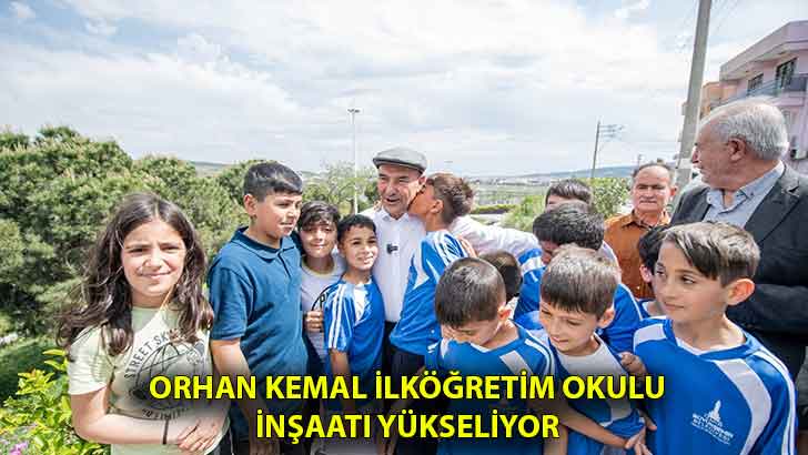 Orhan Kemal İlköğretim Okulu inşaatı yükseliyor