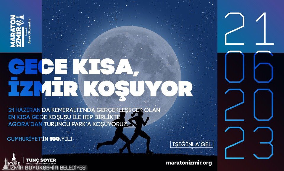 İzmirliler 21 Haziran’da “En Kısa Gece Koşusu”nda buluşacak