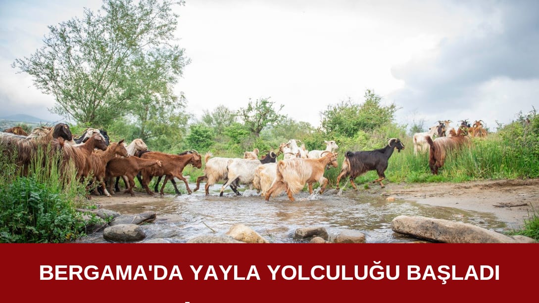 Bergama’da yayla yolculuğu başladı