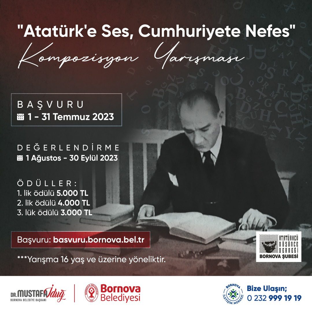 Cumhuriyet’in 100. yılına anlamlı yarışma “Atatürk’e Ses, Cumhuriyet’e Nefes”