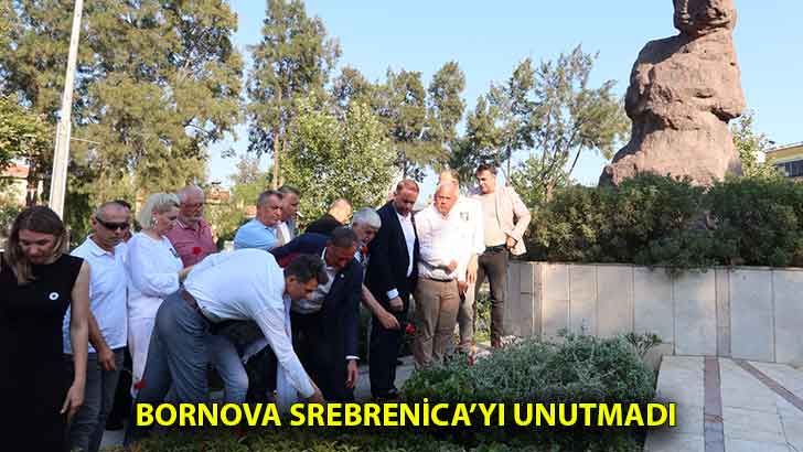 Bornova Srebrenica’yı unutmadı