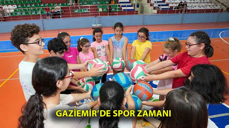 Gaziemir’de spor zamanı 