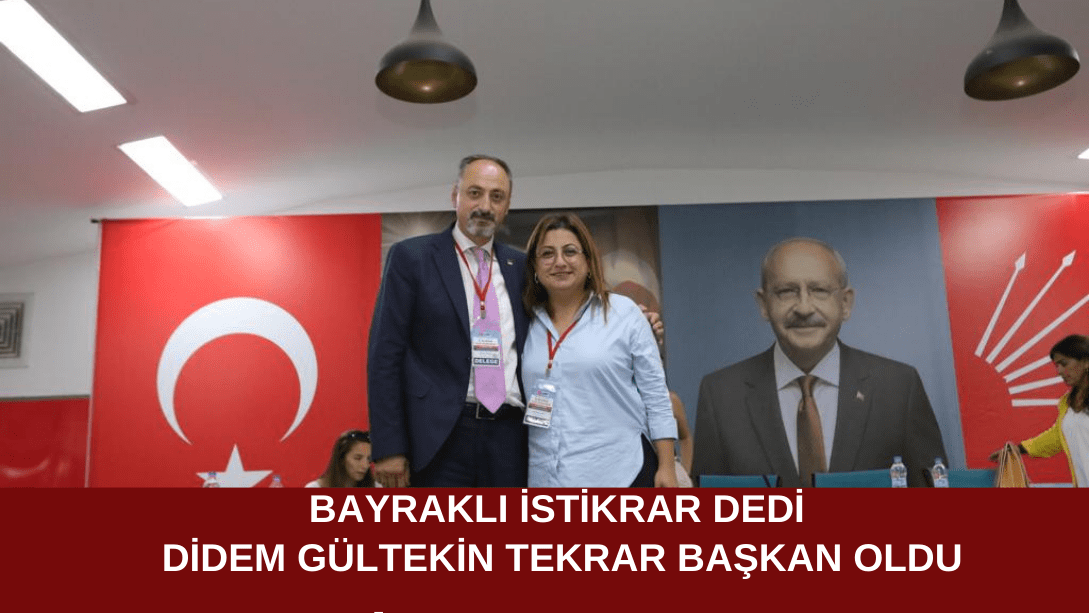 Bayraklı istikrar dedi