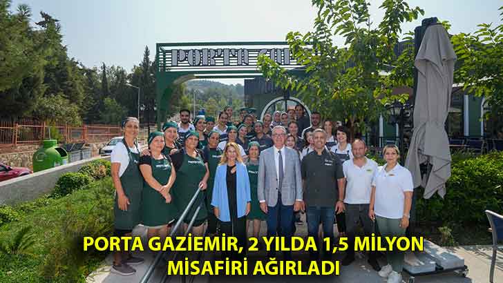 Porta Gaziemir, 2 yılda 1,5 milyon misafiri ağırladı