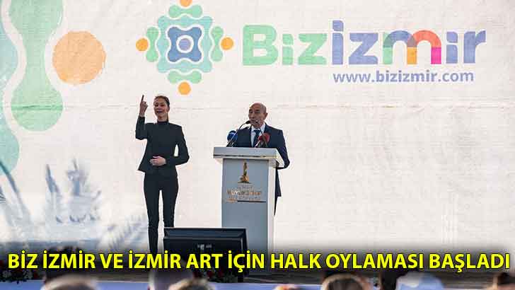 Biz İzmir ve İzmir Art için halk oylaması başladı