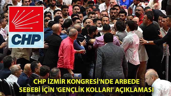 CHP İzmir Kongresi’nde arbede sebebi için ‘Gençlik Kolları’ açıklaması