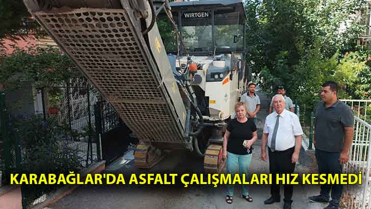Karabağlar’da asfalt çalışmaları hız kesmedi