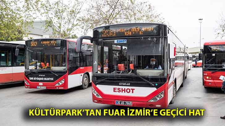 Kültürpark’tan Fuar İzmir’e geçici hat