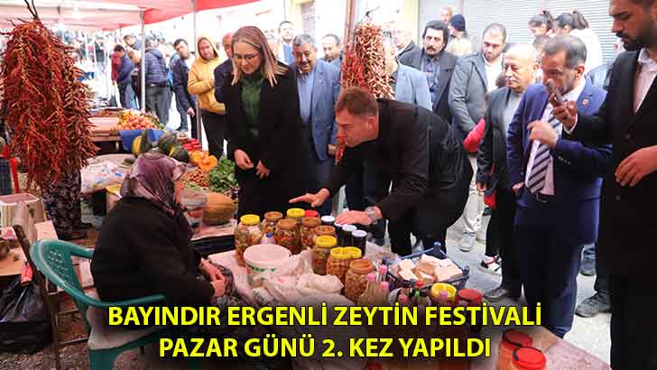 Bayındır Ergenli Zeytin Festivali Pazar Günü 2. Kez Yapıldı