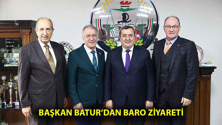 Başkan Batur’dan baro ziyareti