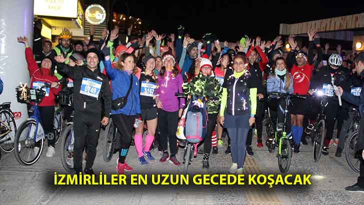 İzmirliler en uzun gecede koşacak