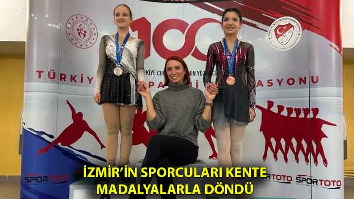 İzmir’in sporcuları kente madalyalarla döndü