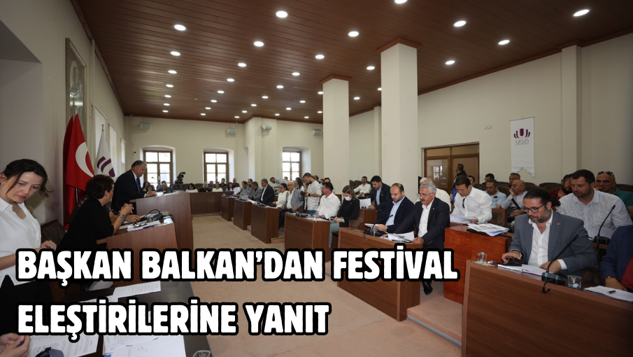 Festivalin bütçesi  1 milyon 70 bin lira  &  Balkan’dan festival  eleştirilerine yanıt