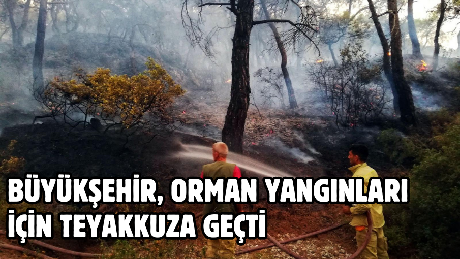 Büyükşehir, orman yangınları için teyakkuza geçti