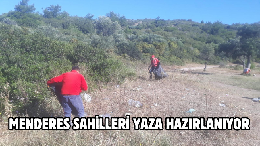 Menderes Sahilleri Yaza Hazırlanıyor