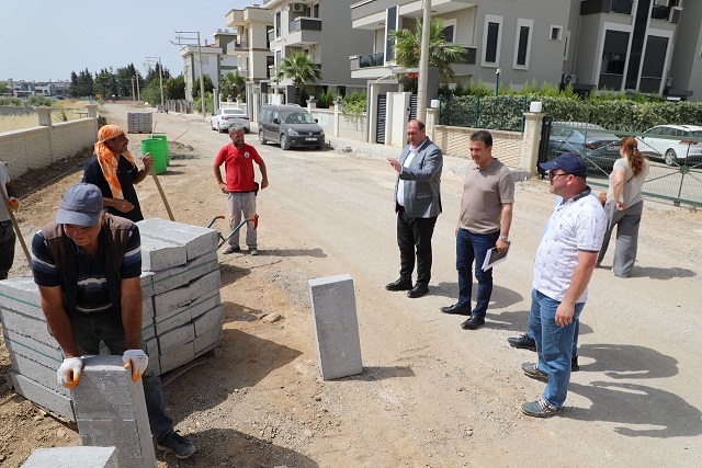 Başkan Çiçek Sahada Denetimde