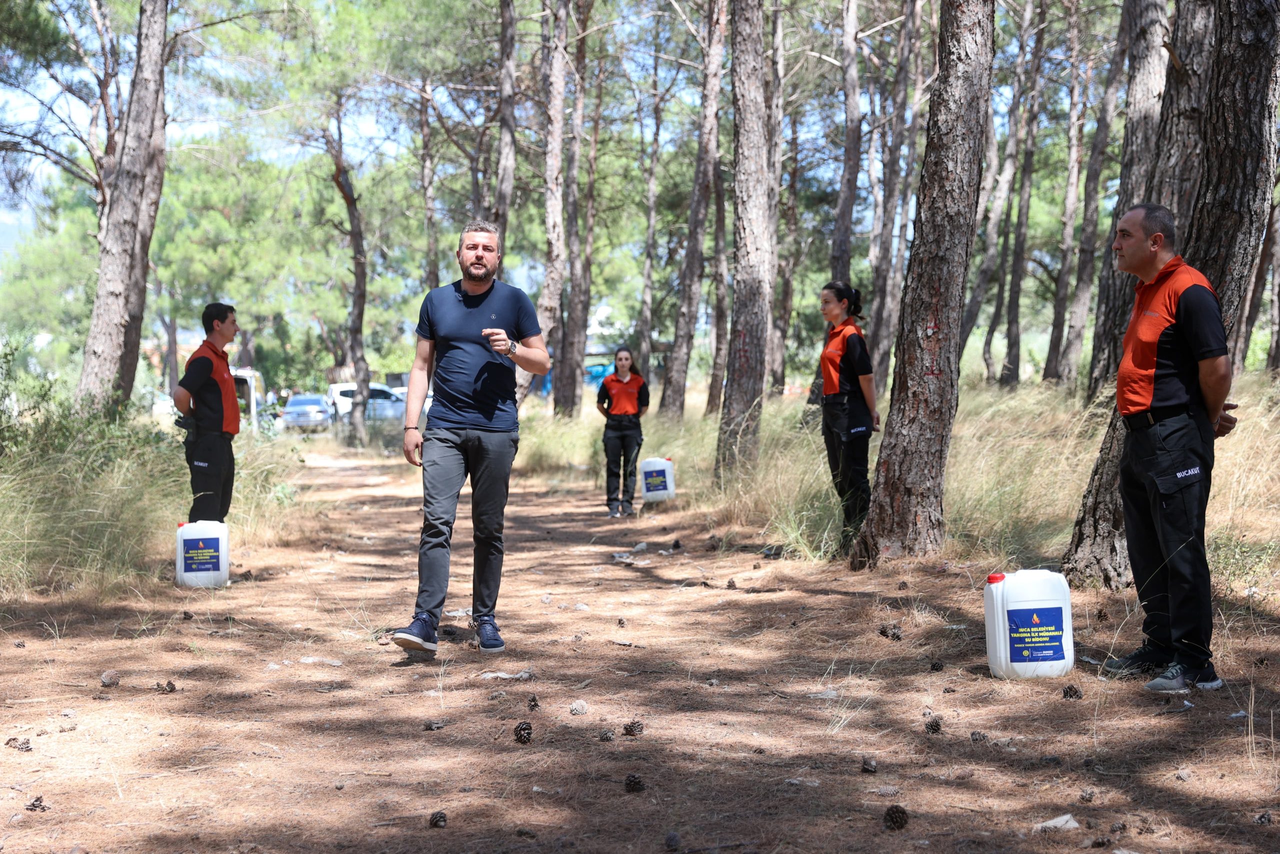 Buca'da  İzmir’in akciğerlerinde yangın önlemi   