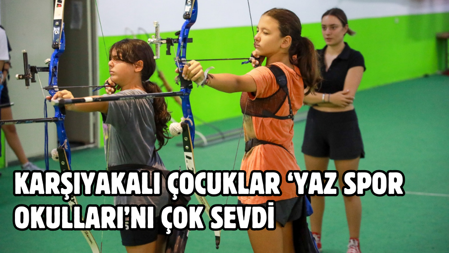 Karşıyakalı çocuklar ‘Yaz Spor Okulları’nı çok sevdi