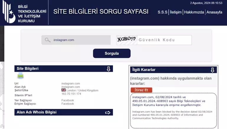 Instagram'a erişim engeli geldi!